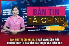 Bản tin Tài chính 28/5: Giá vàng còn rớt nhưng chuyên gia vẫn đặt cược vào điều này