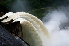 Tăng lưu lượng xả lũ hồ chứa thủy điện Bá Thước 1