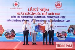 Kỷ niệm Ngày Sơ cấp cứu Thế giới năm 2025 và hưởng ứng Chương trình “65 năm Nghĩa tình Việt Nam - Cuba”