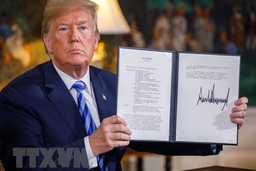 Tổng thống Mỹ Donald Trump tuyên bố rút khỏi thỏa thuận hạt nhân Iran
