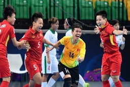 Đội tuyển Việt Nam giành vé vào bán kết VCK Futsal nữ châu Á