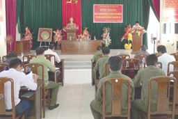 Giữ vững tiêu chí an ninh ở xã nông thôn mới Xuân Phú