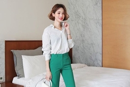 Phối quần âu trẻ trung khi đến văn phòng