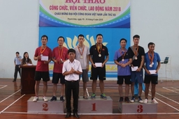Bế mạc hội thao công chức, viên chức, lao động năm 2018