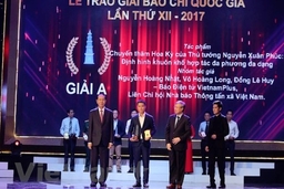VietnamPlus lần thứ 6 liên tiếp giành Giải Báo chí quốc gia