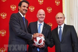 Nga long trọng trao quyền đăng cai World Cup 2022 cho Qatar
