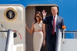 Tổng thống Trump đã tới Helsinki để dự cuộc gặp thượng đỉnh Nga-Mỹ