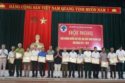 Hội Người cao tuổi huyện Yên Định nêu gương sáng trong sản xuất, kinh doanh