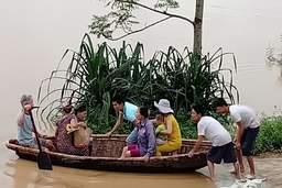 Huyện Yên ĐỊnh di dời 1.339 hộ dân khỏi vùng ngập lụt đến nơi an toàn