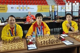 Việt Nam toàn thắng mở màn giải cờ vua đồng đội thế giới