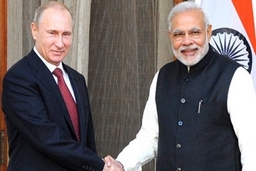 Lãnh đạo Nga và Ấn Độ bắt đầu tiến hành hội đàm song phương