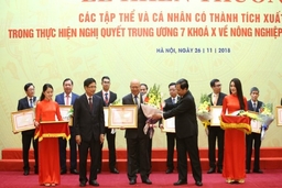 Vinamilk nhận bằng khen của Thủ tướng Chính phủ về phát triển tam nông bền vững