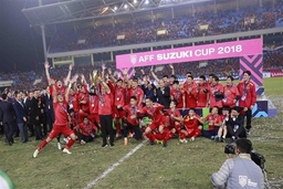 Việt Nam có mặt trong top 100 bảng xếp hạng FIFA tháng 12