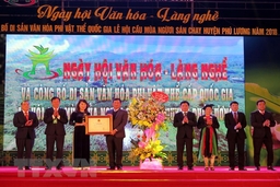 “Lễ hội cầu mùa của dân tộc Sán Chay” là di sản văn hóa phi vật thể