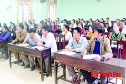 Huyện Thường Xuân nâng cao chất lượng bồi dưỡng lý luận chính trị cho cán bộ cơ sở