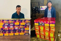 Bắt giữ 2 đối tượng mua bán hơn 86 kg pháo
