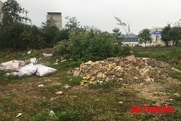 Xử phạt nghiêm đối với hành vi đổ phế thải xây dựng tại khu đô thị