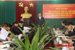 Đẩy mạnh công tác thẩm định địa phương đạt chuẩn nông thôn mới