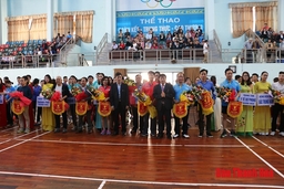 Khai mạc Hội thao công chức, viên chức, lao động ngành y tế cụm 4