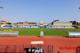 Ban tổ chức sân Thanh Hóa - Sẵn sàng cho mùa giải bóng đá quốc gia 2019