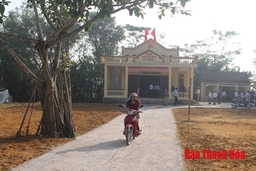 Nhân dân huyện Nga Sơn hiến 770 ha đất cho xây dựng nông thôn mới