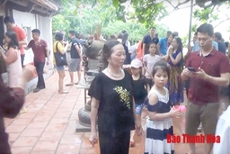 Công nhận điểm du lịch đền Cô Tiên, phường Trường Sơn