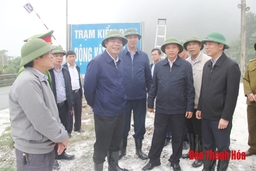 Bộ trưởng  Bộ Nông nghiệp và Phát triển nông thôn kiểm tra, chỉ đạo công tác  phòng, chống dịch tả lợn châu Phi tại Thanh Hóa