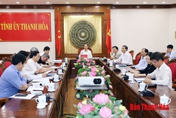Thường trực Tỉnh ủy cho ý kiến vào quy hoạch và đầu tư tu bổ các di tích lịch sử cách mạng trên địa bàn tỉnh