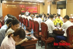 Thẩm định đạt chuẩn Nông thôn mới cho 4 xã của huyện Hoằng Hóa