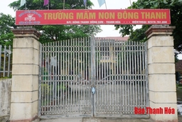 Trường mầm non xã Đông Thanh: Không thực hiện dạy bù theo đúng quy định