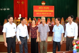 Đoàn ĐBQH Thanh Hóa tiếp xúc cử tri huyện Hậu Lộc