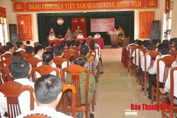 Đại biểu HĐND tỉnh tiếp xúc cử tri các xã phía Nam của huyện Tĩnh Gia