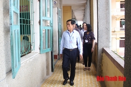 Phó Chủ tịch UBND tỉnh Phạm Đăng Quyền kiểm tra công tác thi tuyển sinh vào lớp 10 THPT năm học 2019-2020