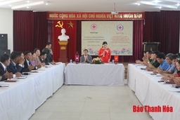 Đẩy mạnh hợp tác giữa Hội Chữ thập đỏ tỉnh Thanh Hóa và Hội Chữ thập đỏ tỉnh Hủa Phăn
