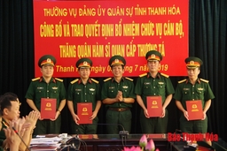 Đại tá Lê Văn Diện giữ chức danh Chỉ huy trưởng Bộ chỉ huy Quân sự tỉnh