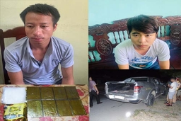 Bắt 2 đối tượng vận chuyển, tàng trữ 10 bánh heroin, 2kg ma túy  tổng hợp dạng đá và hơn 30 kg thuốc nổ
