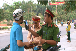 Công an huyện Vĩnh Lộc: Xử lý 250 trường hợp vi phạm trật tự an toàn giao thông