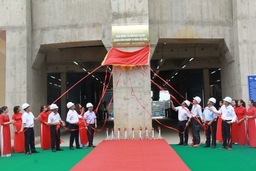 Công ty CP xi măng Bỉm Sơn vận hành chạy thử dự án nghiền xi măng - đóng bao và khánh thành các công trình