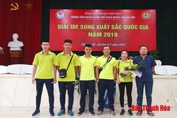 Thanh Hóa xếp thứ 4 toàn đoàn tại Giải tay súng xuất sắc quốc gia 2019
