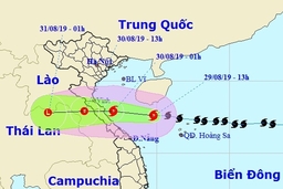 Tin bão khẩn cấp và các chỉ đạo ứng phó