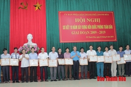 TP Thanh Hóa sơ kết 10 năm xây dựng nền  quốc phòng toàn dân