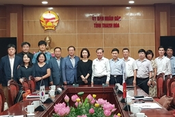 Phó Chủ tịch Thường trực UBND tỉnh Nguyễn Đức Quyền tiếp và làm việc với Cơ quan Hợp tác quốc tế Hàn Quốc