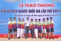 Thanh Hóa giành 1 HCV, 3 HCB, 1 HCĐ tại giải vô địch karate quốc gia 2019