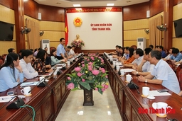 Đoàn công tác tỉnh Quảng Ninh thăm và làm việc tại tỉnh Thanh Hóa