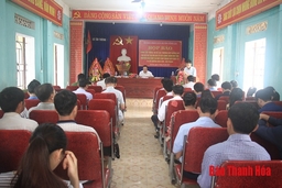 Huyện Tĩnh Gia tổ chức họp báo về việc cưỡng chế thu hồi đất