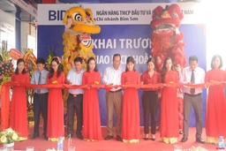 Ngân hàng BIDV - Chi nhánh Bỉm Sơn khai trương phòng giao dịch Hoằng Hóa