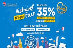 Vietravel Fair miền Bắc: Miễn phí vé khu vui chơi trong nước với bộ tour đồng giá