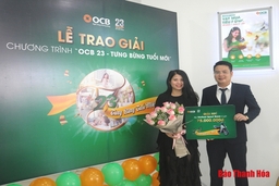 OCB Thanh Hóa trao giải chương trình “OCB 23 – Tưng bừng tuổi mới”