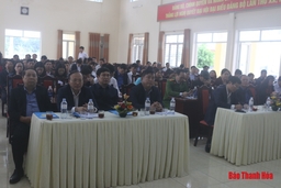 Huyện Đông Sơn công bố Nghị quyết số 786/NQ-UBTVQH14 về sắp xếp các đơn vị hành chính cấp xã