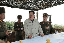 Triều Tiên diễn tập bắn pháo theo chỉ thị của nhà lãnh đạo Kim Jong-un